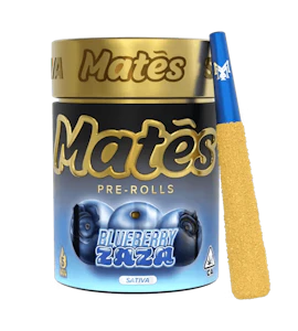 Za Za - Blueberry Banana Pancake 1 x 2g distillate and kief infused Pre-Rolls