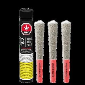 Pistol and Paris - Death Bubba 3 x 0.5g Pre-Rolls