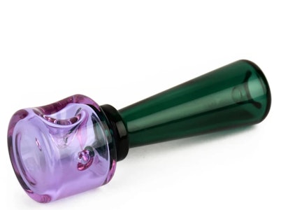 Red Eye Glass - ACC - Red Eye Glass - 4.25" Purple & Teal Dapper Hand Pipe