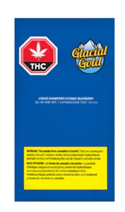 Glacial Gold - LIQUID DIAMONDS ATOMIC BLUEBERRY ALL-IN-ONE VAPE - 0.95