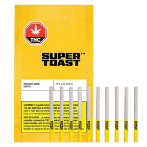 Super Toast - SUPER TOAST - Rockstar Slims 10 x 0.4g Pre-Rolls