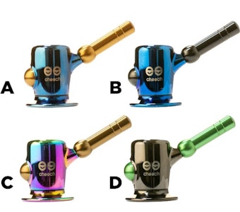 Cheech - Cheech - Glass, Metal Wrapped Mini 3" Bubbler