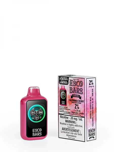 ESCO BARS - California Cherry - 25K Puff - 20mg - ESCO BARS Main Image