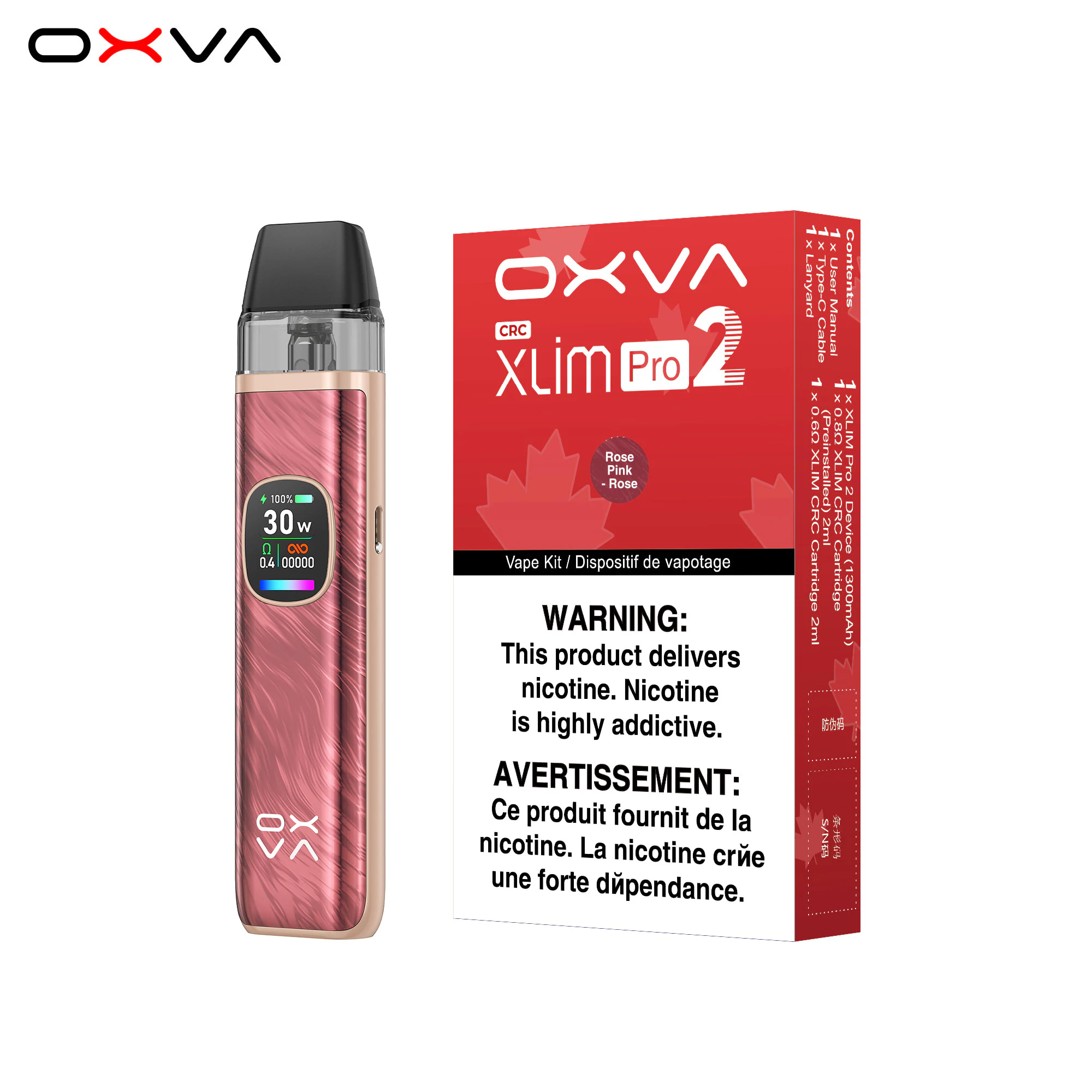 OXVA - XLIM Pro 2 Kit - Rose Pink Main Image