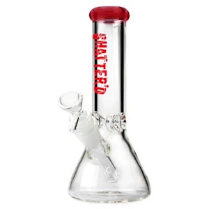Kustom Kulture Canada - Shatter'd Beaker Bong 8" Red