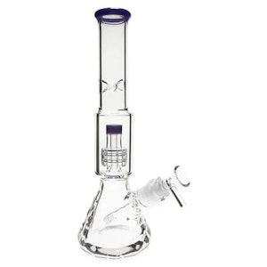 Kustom Kulture Canada - Plain Jane Glass 12" Diamond Showerhead Beaker Bong