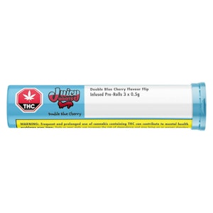Juicy Hoots - Double Blue Cherry Flavour 3 x 0.5g Flip Infused Pre-Rolls