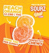 Fully Blasted Strawberry Mango 1pc Soft Chew by Spinach SOURZ