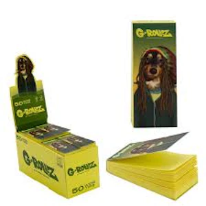 Smoke Arsenal - G-Rollz Pets Rock 'Reggae' Wide 50 Filter Tips - Yellow