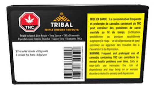 Tribal - Triple Burger Trifecta Infused 3 X 0.6G