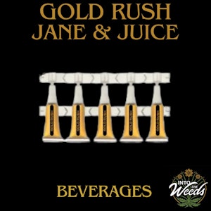 Jane & Juice - Gold Rush Liquid Shatter Ampules - 10 x 9.6mg