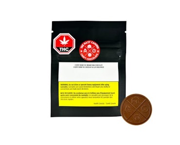 The Hazy Camper - Cherry Bomb Organic Milk Chocolate 1 x  5.5g chocolate