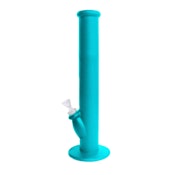 SC - 14" Silicone Straight Tube Bong - Blue