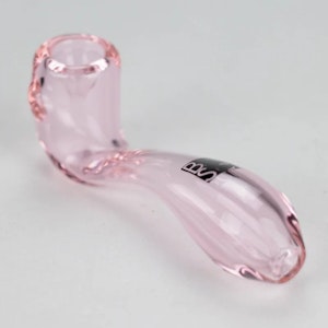 Smoking Cat Distribution Inc. - BoroSci - 4" Mini Sherlock Glass Pipe - Pink