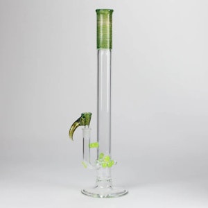 Smoking Cat Distribution Inc. - Shine Glassworks - 22" Straight Tube w/ Opal (Made In Canada)