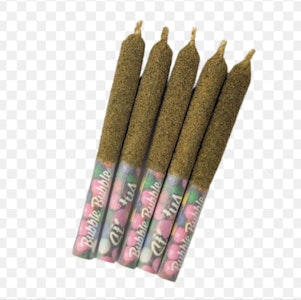 Status - Bubble Bubble 5 x 0.25g Infused Pre-Rolls Status