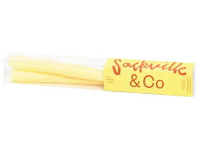 SACKVILLE & CO. - Pre-Rolled Cones Powerful (Yellow) | 6 Pack
