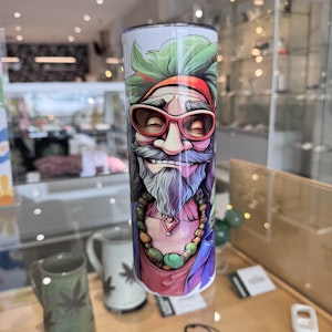 The Hidden KEE - Happy Hippy Stainless Steel Straw Tumbler