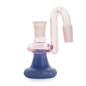 14mm 90 Degree Dry Ash Catcher - Pink