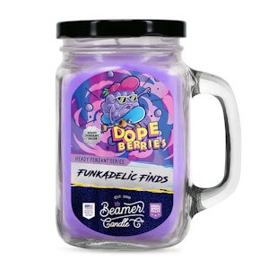 Beamer Candle Co - Beamer Heady Pendant Series - Funkadelic Finds (12oz) Candle - Dopeberries Scent