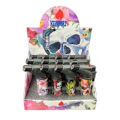 SKULLS SINGLE WINDPROOF TORCH LIGHTER - ASSORTED