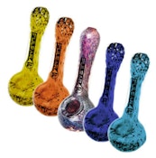 Pulsar Melting Color Fritted Spoon Pipe - 4.5"