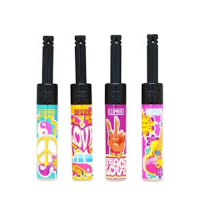 Clipper  - MINI TUBE LIGHTER - HIPPIE LOVE