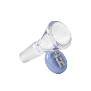 Smoke Arsenal - The Hoss Glass 14mm Cone Bowl - Milk Blue