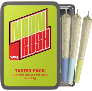 Versus - Neon Rush Taster Pack Distillate Infused Pre-Roll 3x0.5g Distillates