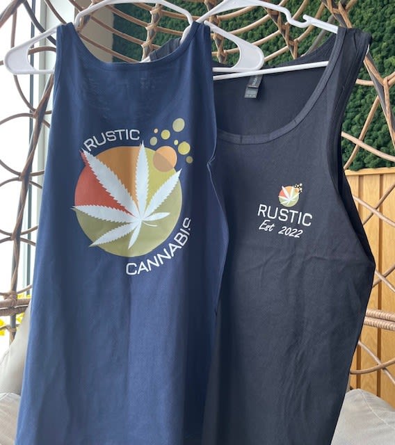 Rustic Cannabis - Woman's Tank - Navy
