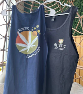 Canadian Business Forms  - Rustic Cannabis - Woman's Tank - Navy