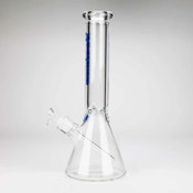 Fortune | 14" 9mm Beaker Glass Bong - Gold