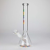 WellCann 11" Beaker Glass Bong - Rainbow