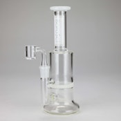 7" Honeycomb Glass Rig - White