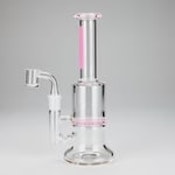 7" Honeycomb Glass Rig - Pink
