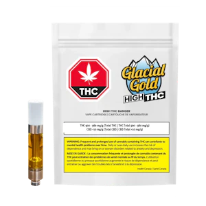 Glacial Gold  - High THC Banger 1G Hybrid - Glacial Gold