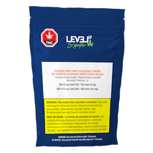 Level Up Signature - THC Boost Rapid Onset Dissolvable Powder 10mg