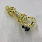 3.5" ORANGE THREE DOT HAND PIPE