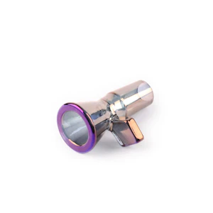 Red Eye Glass - Red Eye Glass  - 19mm Metallic Terminator Finish Bowl | Blue