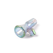 Red Eye Glass  - 19mm Metallic Terminator Finish Bowl | Green