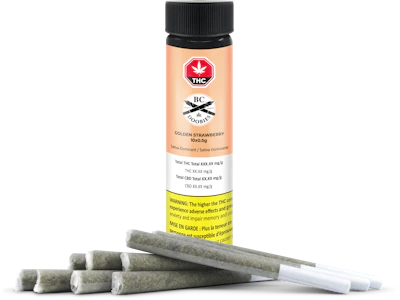 BC Doobies - GOLDEN STRAWBERRY PRE-ROLLS - 5