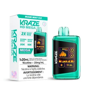 Kraze HD Mega | 20k - Miami Mint Ice
