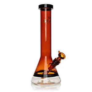 Gear Premium - ACC - Gear Premium - 12" Amber Tuxedo Swang Beaker Tube w/ Black Accents