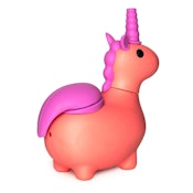 4.75" Silicone Pink Unicorn Hand Pipe w/Glass Bowl