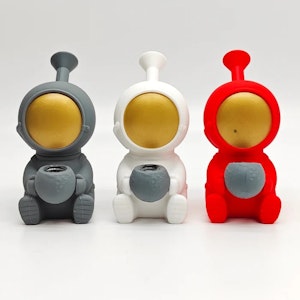Lit Silicone - 6" Astronaut Silicone Bong