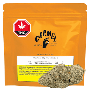 CARMEL - Zebra Stripes 3.5g Dried Flower