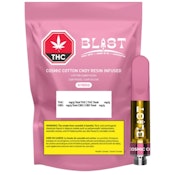 BLAST Cosmic Cotton CNDY Resin infused 1g Prefilled Vape Cartridge