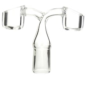 Double Head Quartz Banger with 2 Bowls