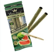 King Palm 2 Slim Rolls Watermelon Wave - 2PK