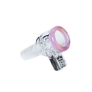 Hoss - Hoss Glass 18mm Screen Bowl - Milk Pink